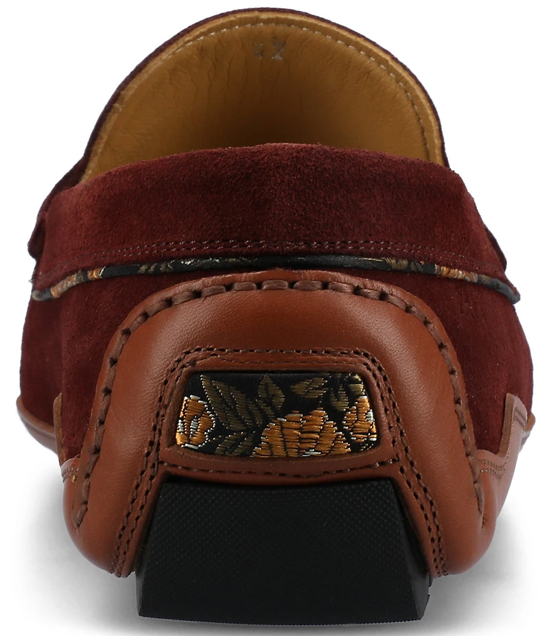Taft Men's Luke Suede Penny Driver Moc Loafers