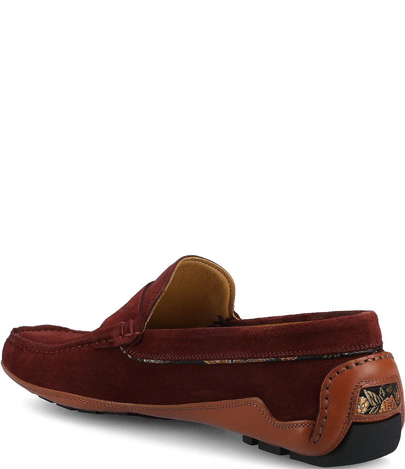 Taft Men's Luke Suede Penny Driver Moc Loafers