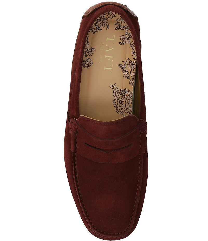 Taft Men's Luke Suede Penny Driver Moc Loafers