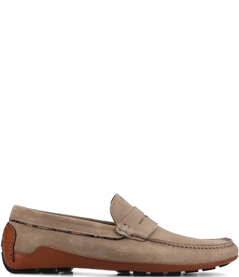 Taft Men's Luke Suede Penny Driver Moc Loafers