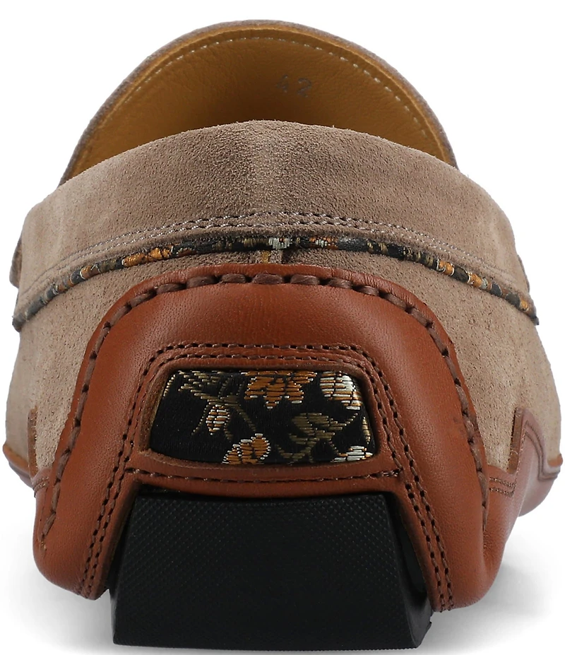 Taft Men's Luke Suede Penny Driver Moc Loafers