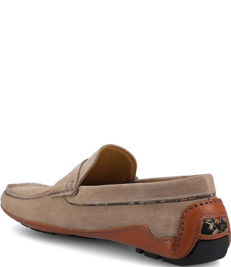 Taft Men's Luke Suede Penny Driver Moc Loafers