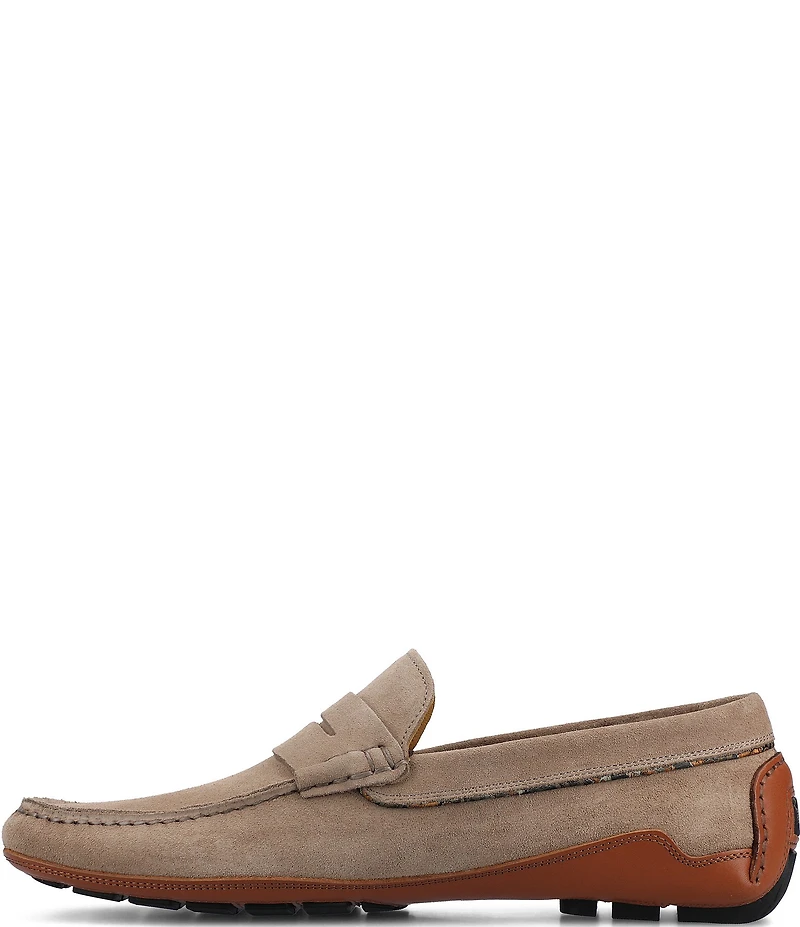 Taft Men's Luke Suede Penny Driver Moc Loafers