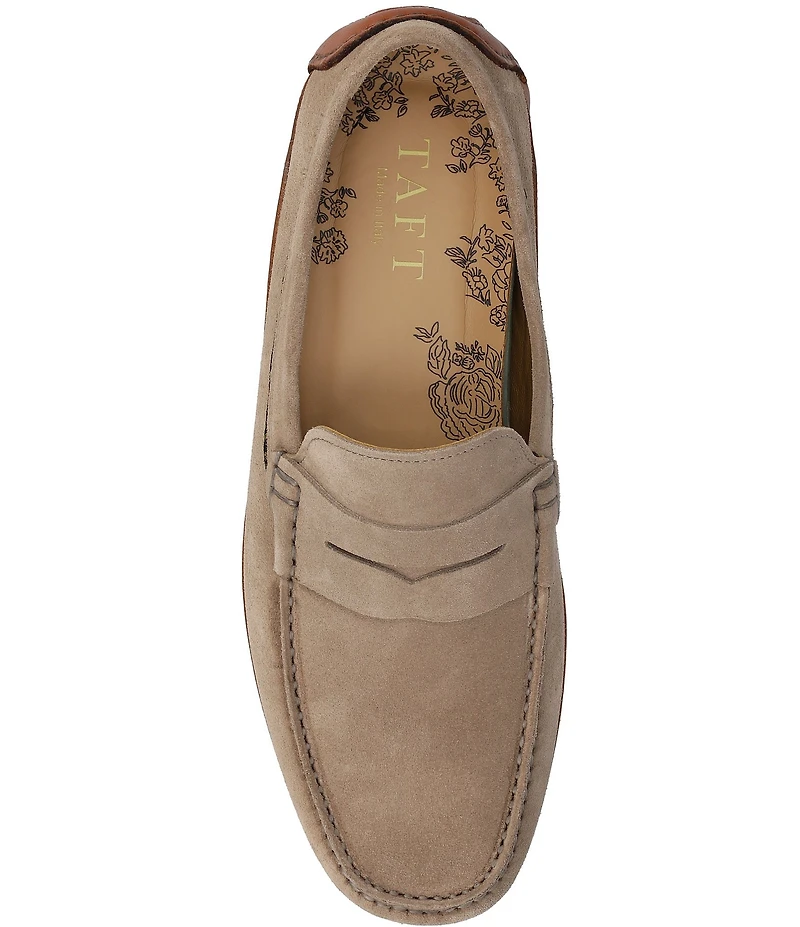 Taft Men's Luke Suede Penny Driver Moc Loafers