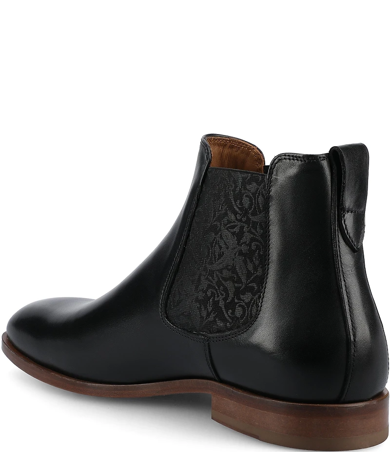 Taft Men's Murphy Leather Printed Goring Chelsea Boots