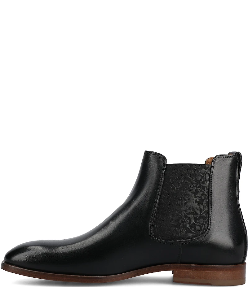 Taft Men's Murphy Leather Printed Goring Chelsea Boots