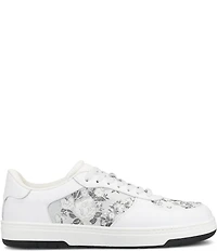 Taft Men's Rapido Low Floral Jacquard and Leather Lace Up Sneakers