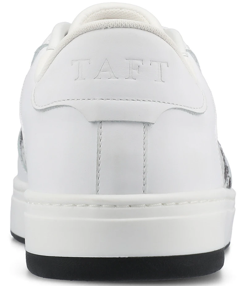 Taft Men's Rapido Low Floral Jacquard and Leather Lace Up Sneakers
