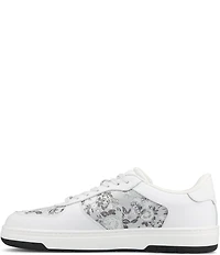 Taft Men's Rapido Low Floral Jacquard and Leather Lace Up Sneakers