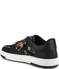 Taft Men's Rapido Low Floral Jacquard and Leather Lace Up Sneakers
