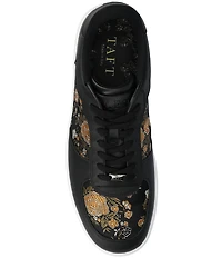 Taft Men's Rapido Low Floral Jacquard and Leather Lace Up Sneakers