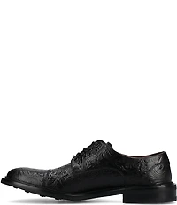 Taft Men's Rome Embossed Floral Leather Cap Toe Oxfords