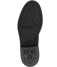 Taft Men's Rome Floral Embossed Genuine Leather Cap Toe Boots