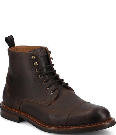 Taft Men's Rome Leather Cap Toe Boots