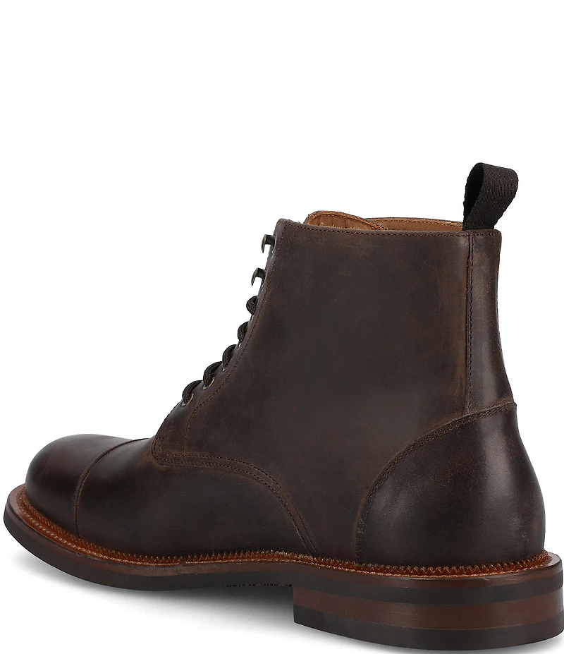 Taft Men's Rome Leather Cap Toe Boots