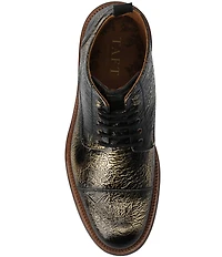 Taft Men's Rome Metallic Leather Cap Toe Boots