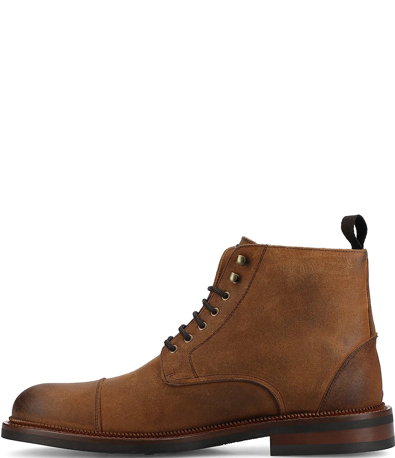 Taft Men's Rome Bottega Suede Cap Toe Boots
