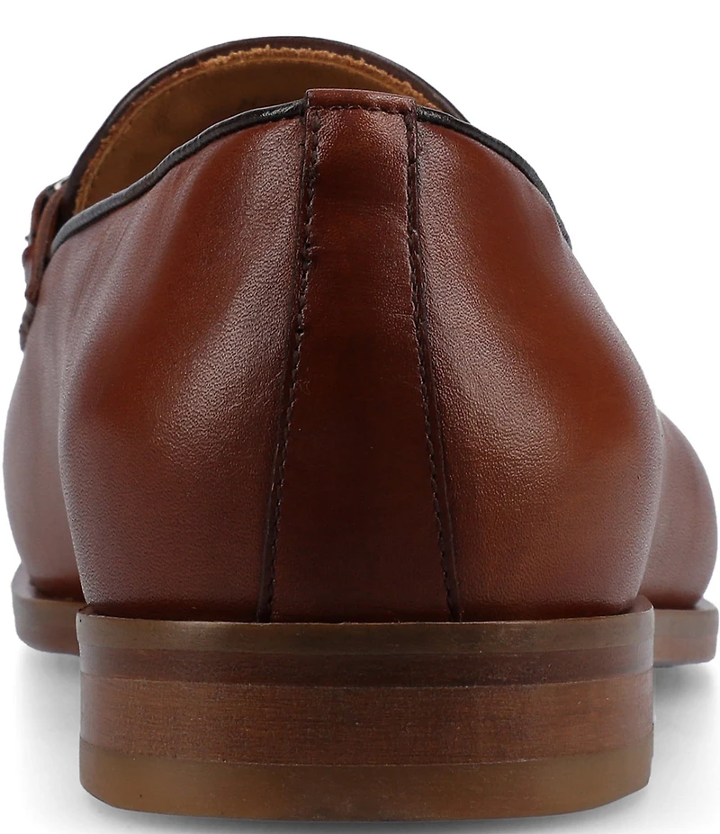 Taft Men's Russell Leather Bit Buckle Dress Loafers