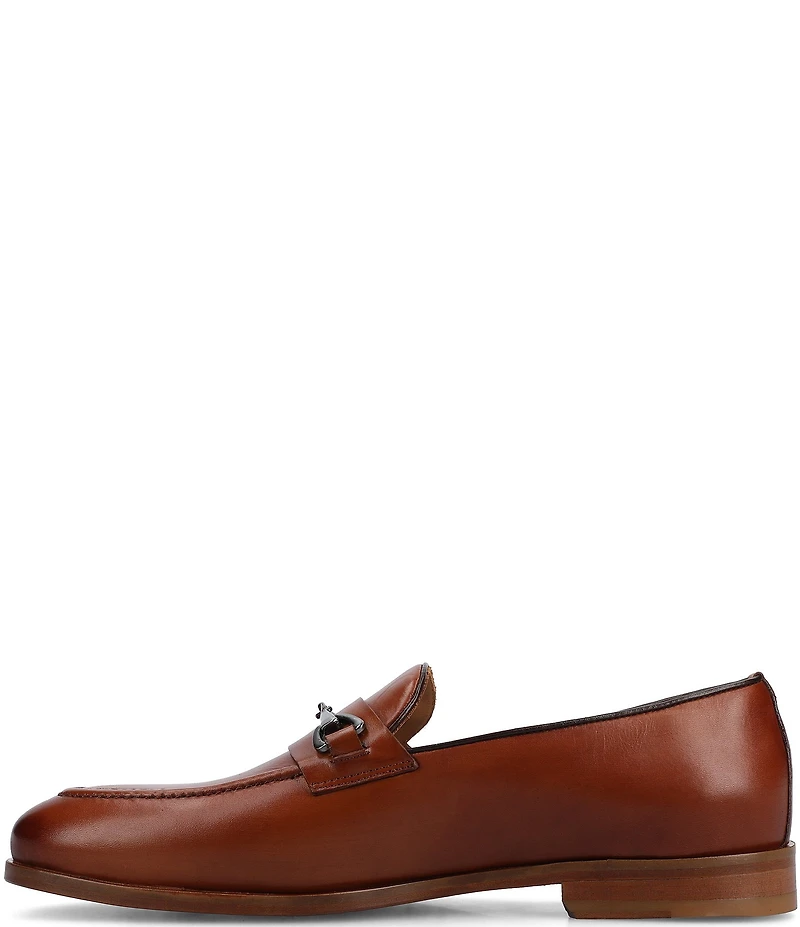 Taft Men's Russell Leather Bit Buckle Dress Loafers