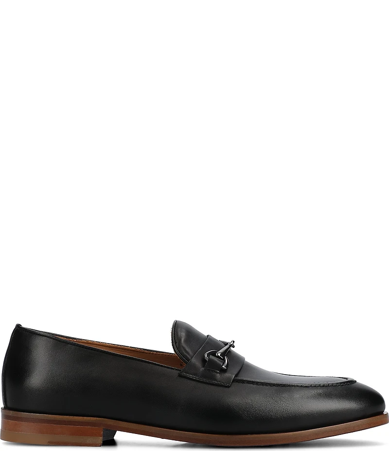 Taft Men's Russell Leather Bit Buckle Dress Loafers