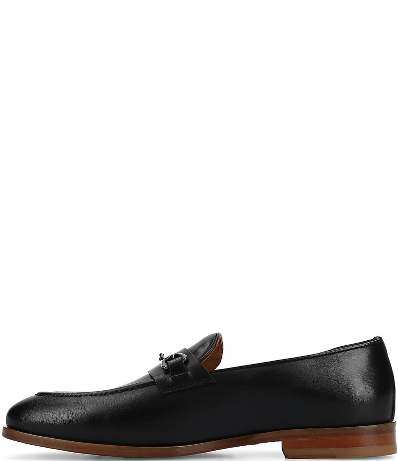 Taft Men's Russell Leather Bit Buckle Dress Loafers