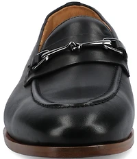 Taft Men's Russell Leather Bit Buckle Dress Loafers