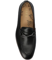 Taft Men's Russell Leather Bit Buckle Dress Loafers
