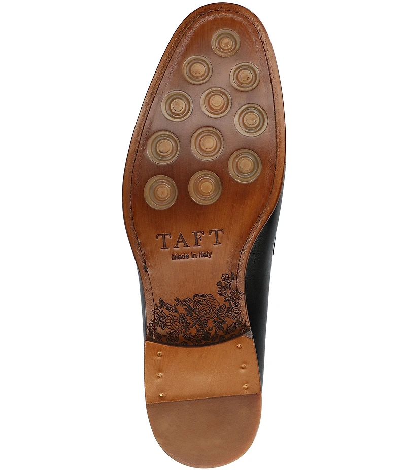 Taft Men's Russell Leather Bit Buckle Dress Loafers