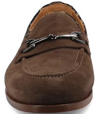Taft Men's Russell Suede Bit Buckle Dress Loafers
