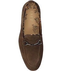 Taft Men's Russell Suede Bit Buckle Dress Loafers