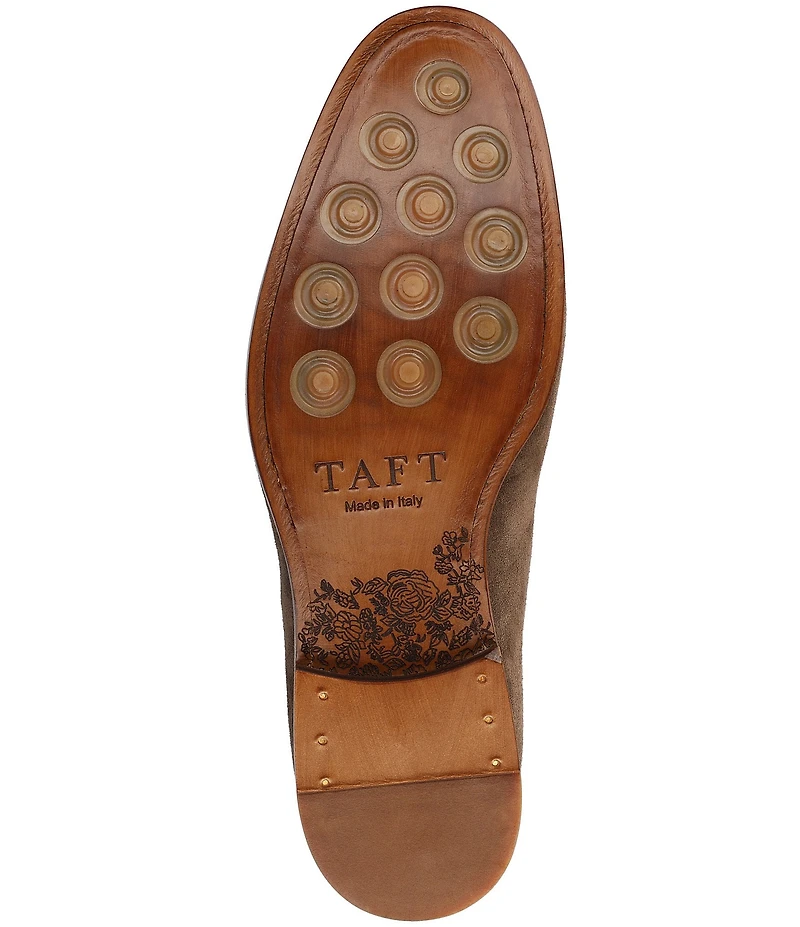 Taft Men's Russell Suede Bit Buckle Dress Loafers