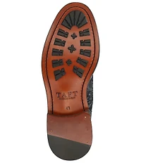 Taft Men's Jack Exotic Bird Jacquard Calfskin Dress Boots