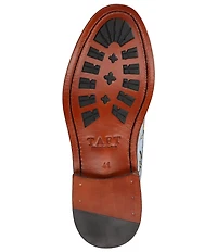 Taft Men's Jack Dragonfly Jacquard Calfskin Cap Toe Dress Boots