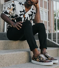 Taft Men's Jack Floral Jacquard Low-Top Sneakers