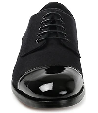 Taft Men's Jack Tux Wool Patent Leather Oxfords