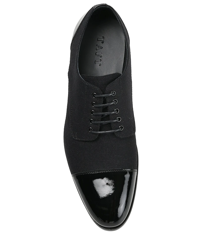 Taft Men's Jack Tux Wool Patent Leather Oxfords