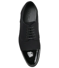 Taft Men's Jack Tux Wool Patent Leather Oxfords