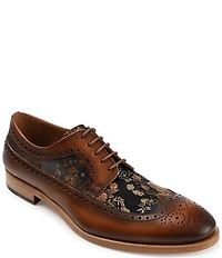 Taft Preston Eden Floral Brogue Wingtip Oxfords