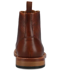 Taft Rome Leather Cap Toe Dress Boots
