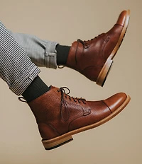 Taft Rome Leather Cap Toe Dress Boots