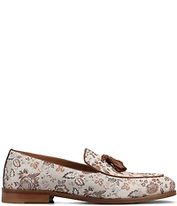 Taft Men's Tommy Tassel Floral Jacquard Dress Loafers