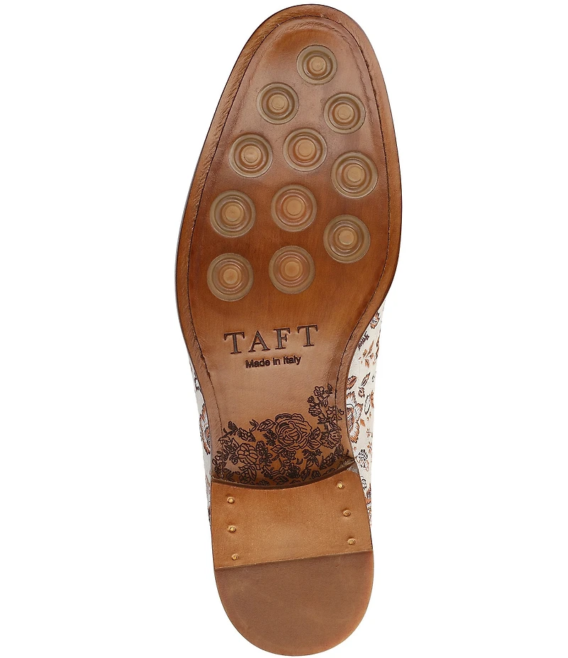 Taft Men's Tommy Tassel Floral Jacquard Dress Loafers
