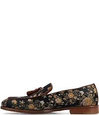 Taft Men's Tommy Tassel Floral Jacquard Dress Loafers