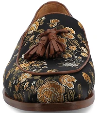 Taft Men's Tommy Tassel Floral Jacquard Dress Loafers