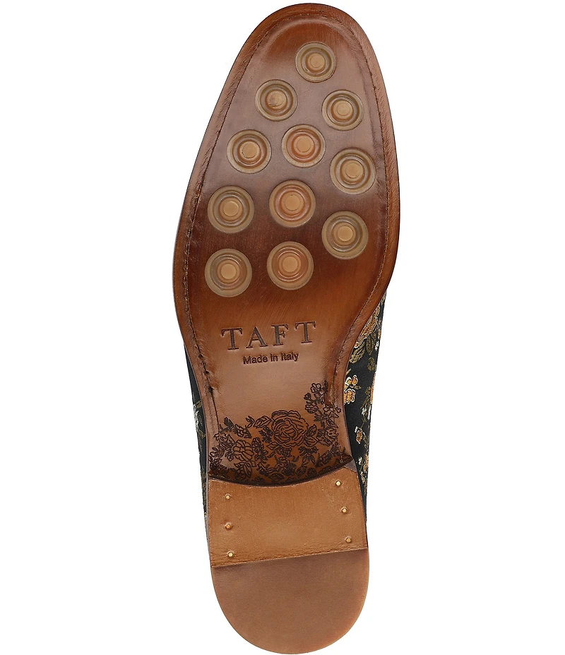Taft Men's Tommy Tassel Floral Jacquard Dress Loafers