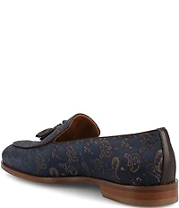 Taft Men's Tommy Tassel Paisley Jacquard Dress Loafers