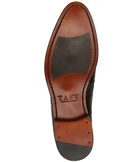 Taft Preston Floral Embossed Leather Detail Brogue Wingtip Oxfords