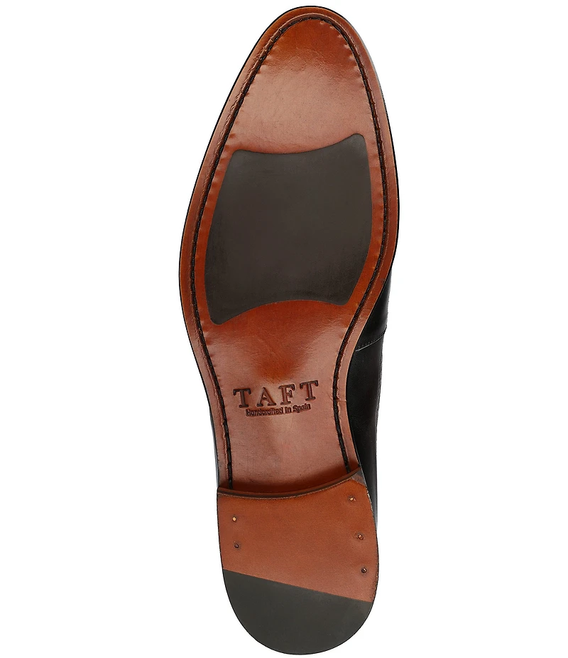 Taft Preston Calfskin Leather Paisley Jacquard Brogue Wingtip Oxfords