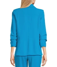 Takara Coordinating Flap Pocket Open Front Blazer