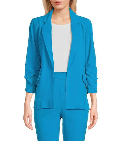 Takara Coordinating Flap Pocket Open Front Blazer